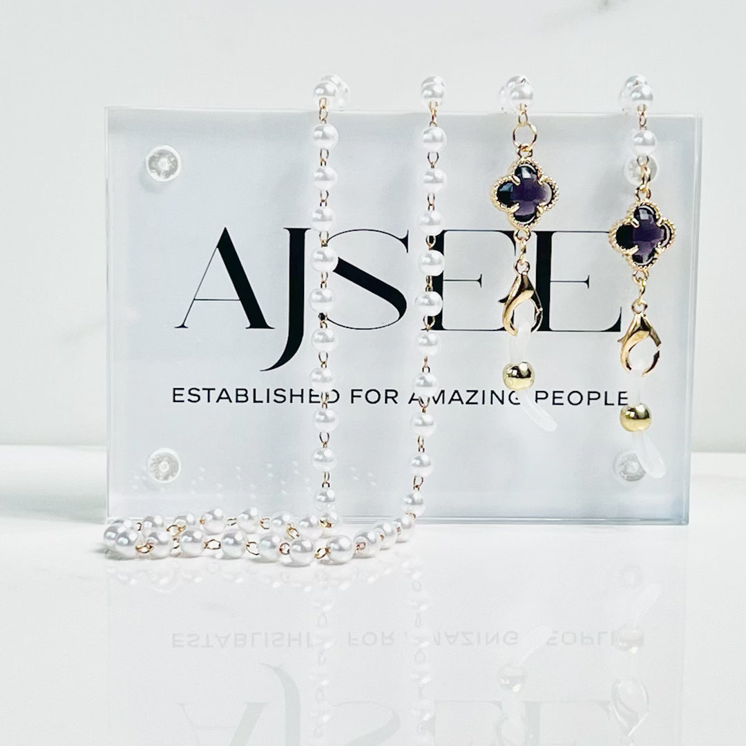 Ajsee Kedja Pearls brown
