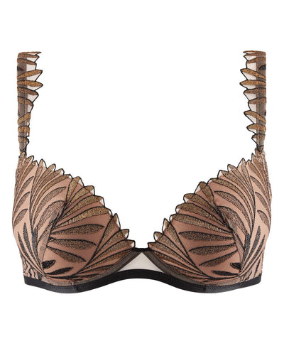 Aubade Sensory Illusion Moulded Bra Golden Leaves