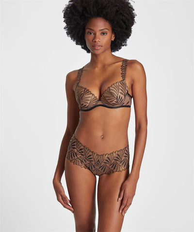 Aubade Sensory Illusion Moulded Bra Golden Leaves