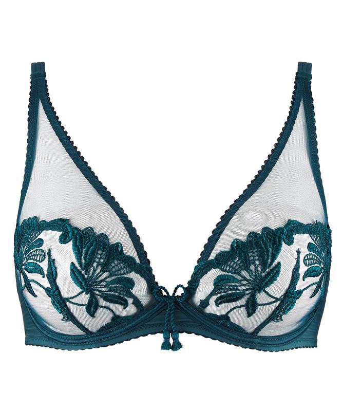 Aubade Lovessance Triangle bra Imperial green