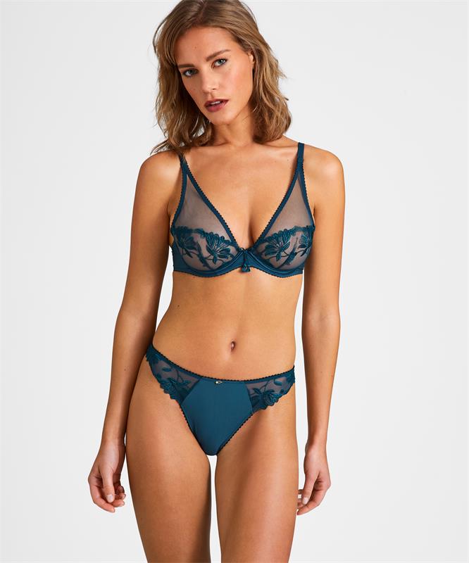 Aubade Lovessance Triangle bra Imperial green