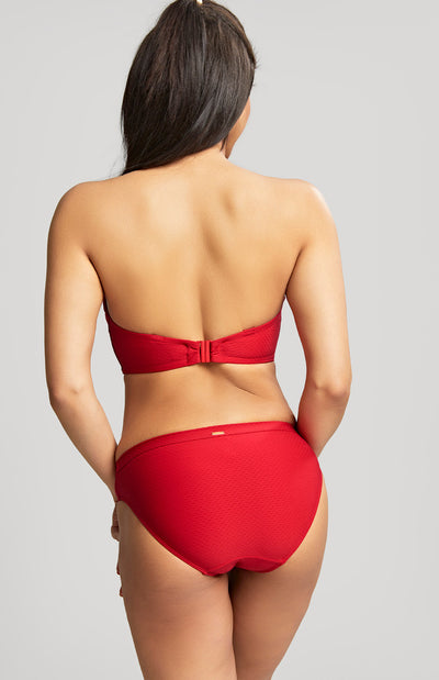 Panache Swim Marianna Bandeau Bikini Top Crimson