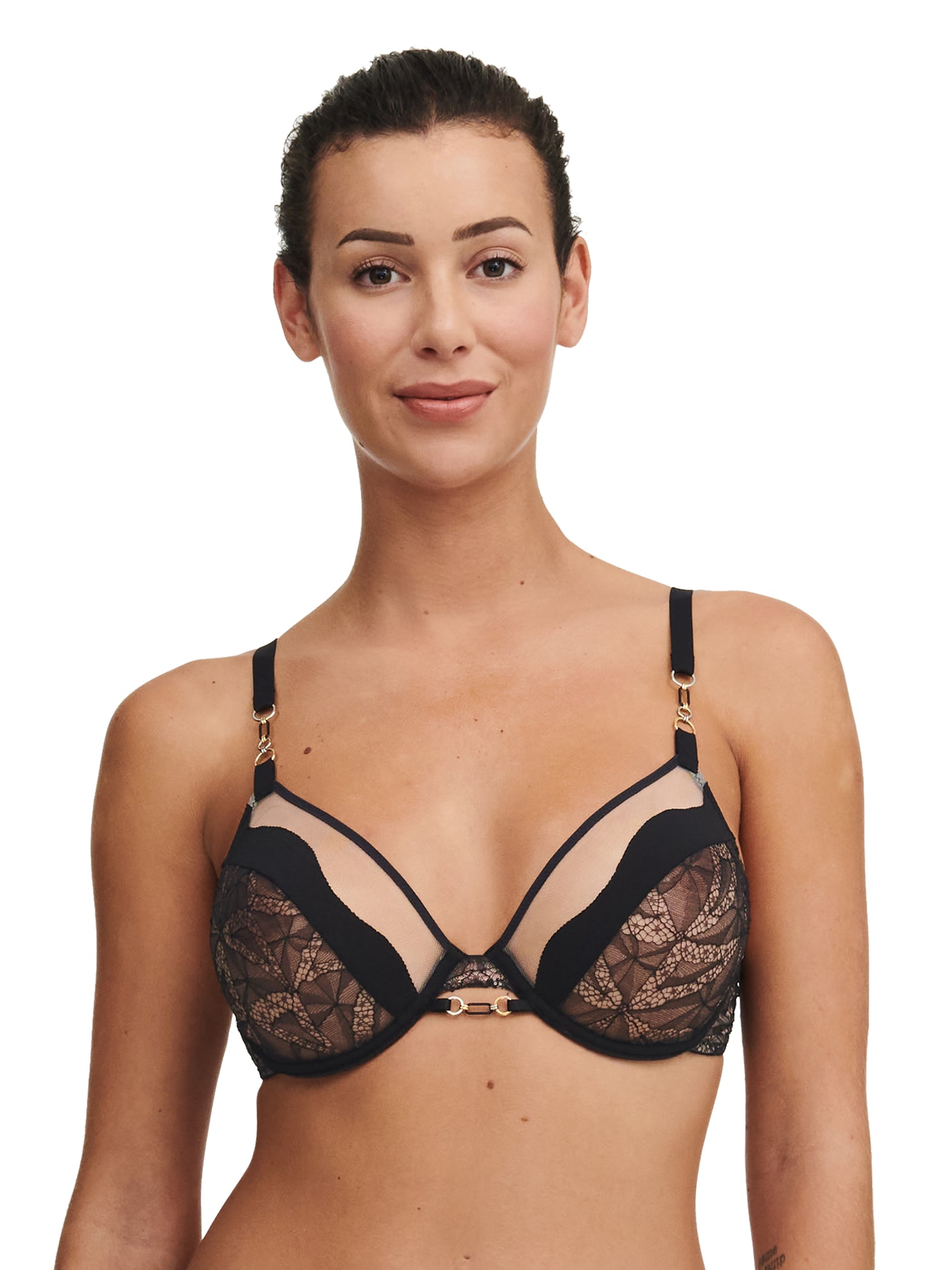 Chantelle X Spark Underwired Bra Black