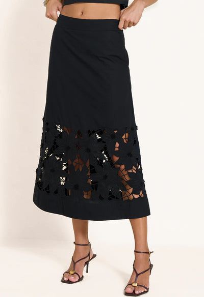 Scarlett Poppies Talitha Skirt Onyx Black