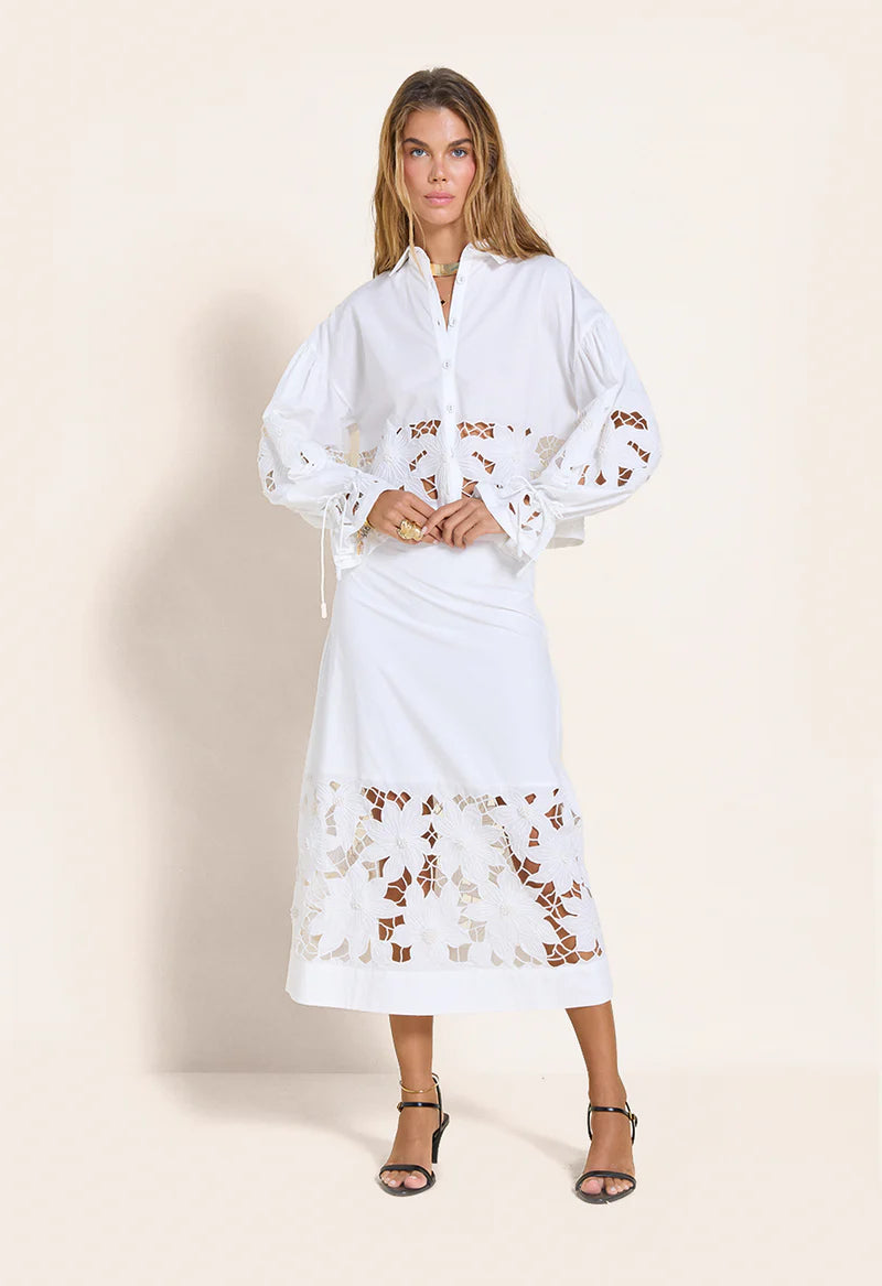 Scarlett Poppies Talitha Skirt Cripsy White