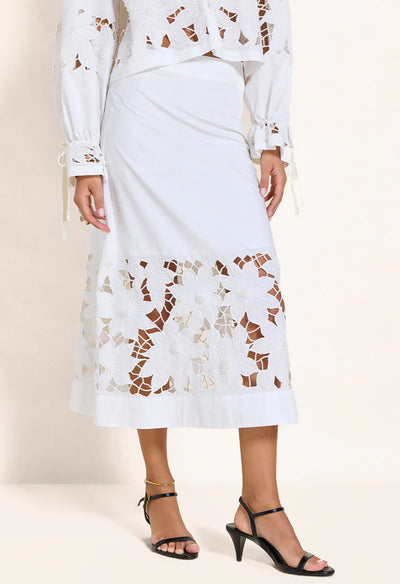 Scarlett Poppies Talitha Skirt Cripsy White