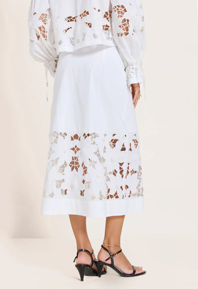 Scarlett Poppies Talitha Skirt Cripsy White