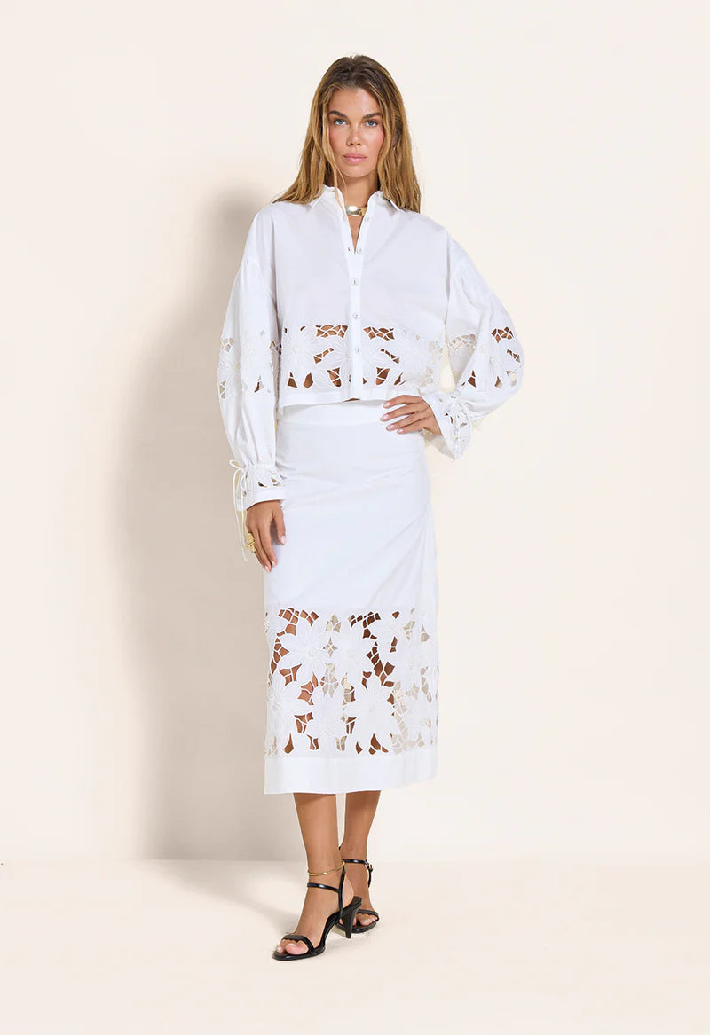 Scarlett Poppies Talitha Skirt Cripsy White