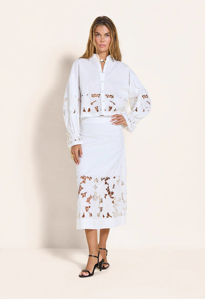 Scarlett Poppies Talitha Skirt Cripsy White