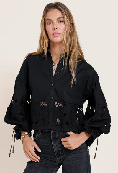 Scarlett Poppies Tasmin Top Onyx Black