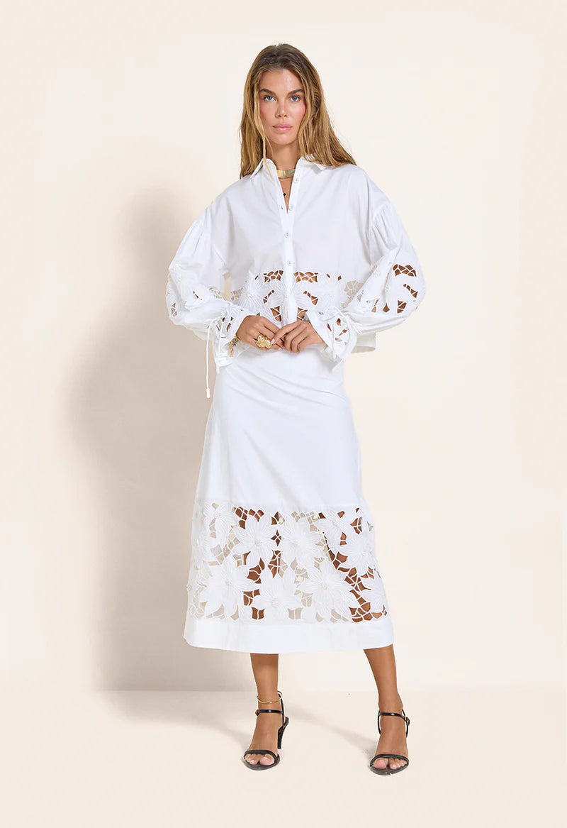Scarlett Poppies Tasmin Top Cripsy White
