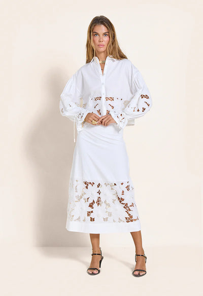 Scarlett Poppies Tasmin Top Cripsy White