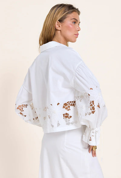 Scarlett Poppies Tasmin Top Cripsy White