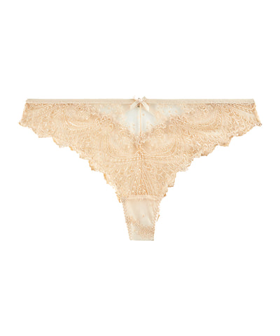 Aubade Écrin Noir Tanga Silk Heaven