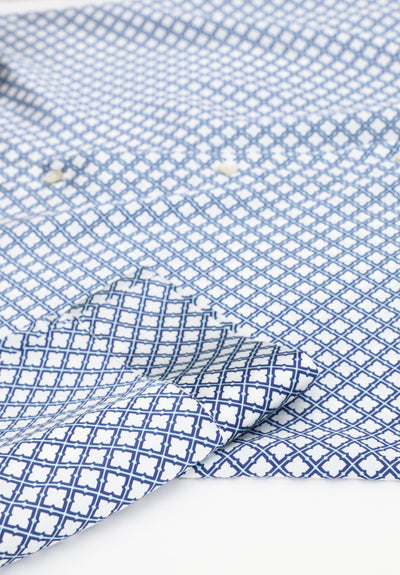 Luna di Seta Silk Pajama Lantern Shadow Ivory Blue