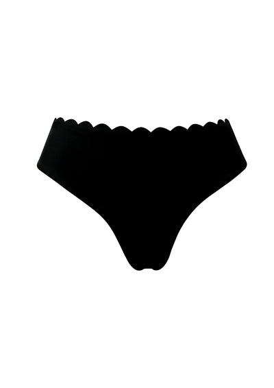 Kaanda Beach life venus mid rise bottom Black