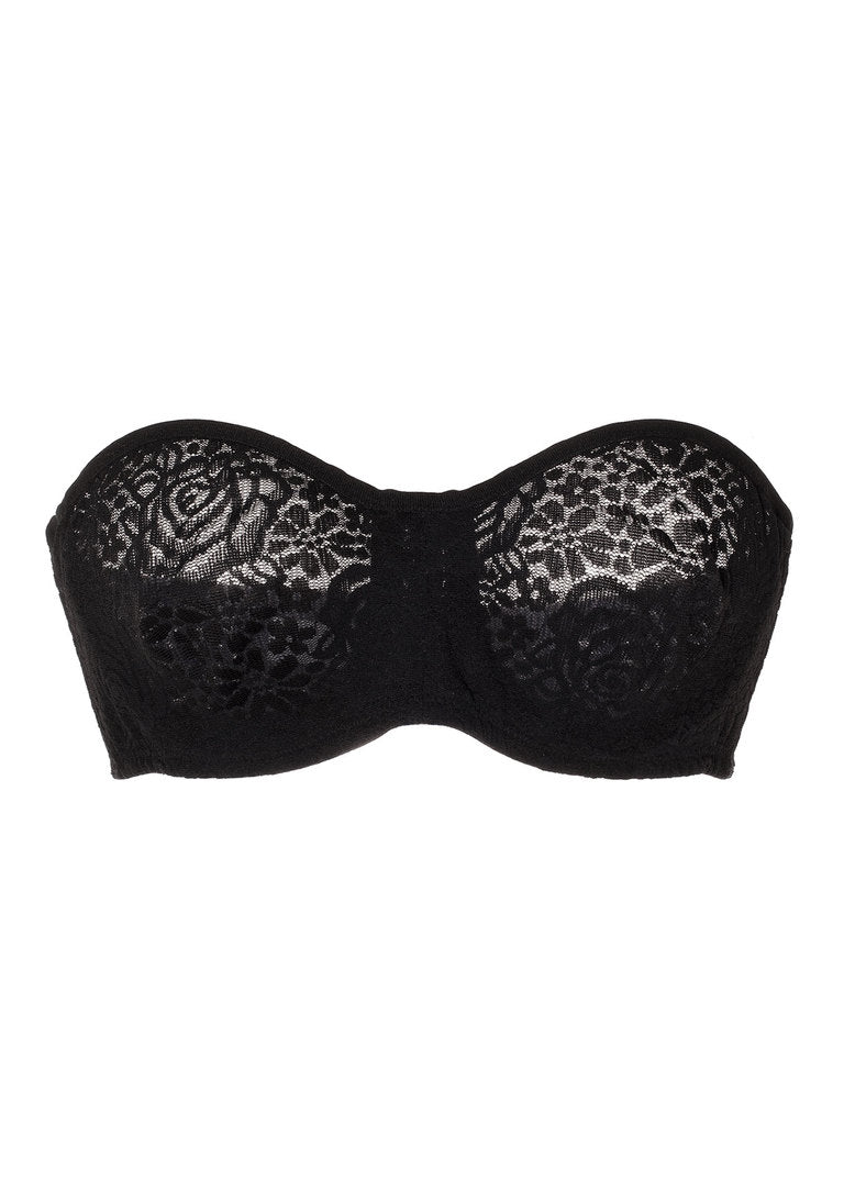 Wacoal Halo lace Strapless bra Black