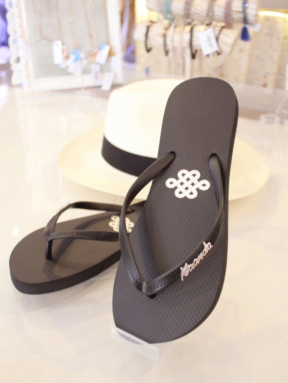 Kaanda Beach Life Flipflop Black