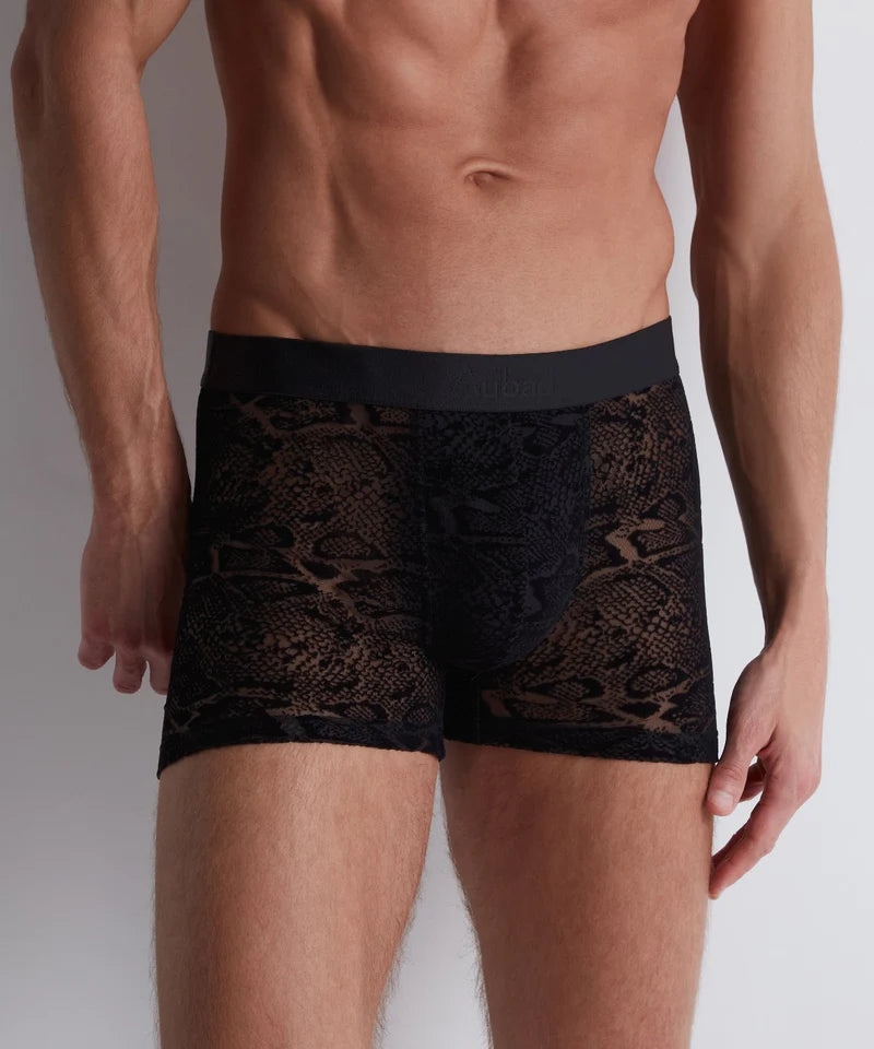 Aubade Boxer Black Python