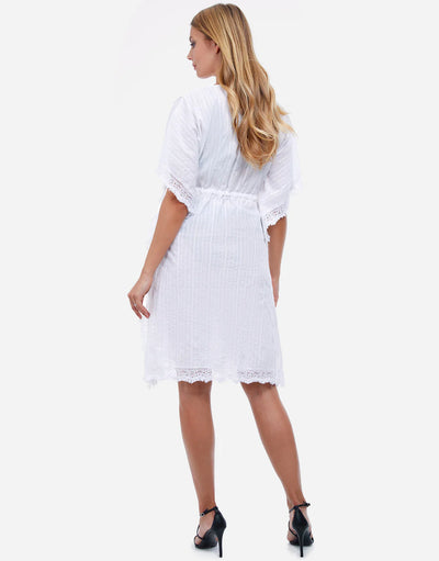 Gottex Profile Tutti Frutti Kaftan Dress White