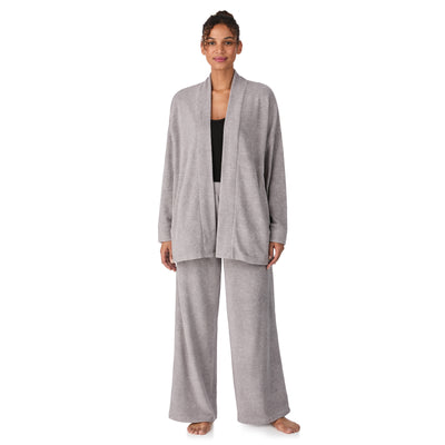 DKNY Let’s Get Cozy L/S Top & Pant Light Grey
