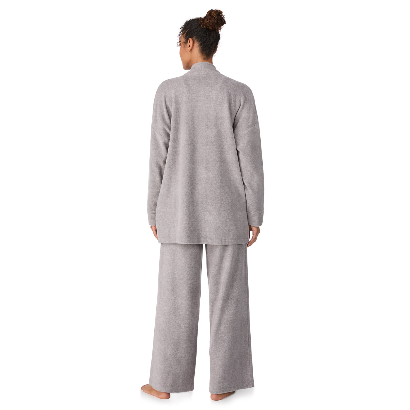 DKNY Let’s Get Cozy L/S Top & Pant Light Grey
