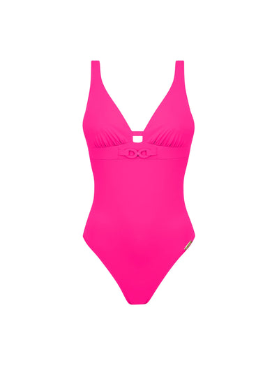 Lise Charmel GRACE INFINIE Non Wire Swimsuit Tresses Fuschia