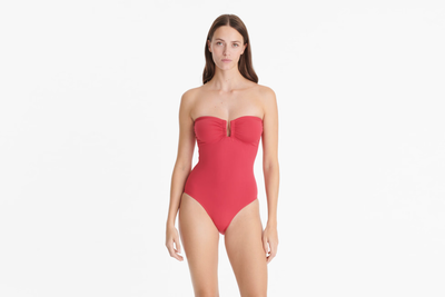 ERES Cassiopee Bustier one-piece Corail
