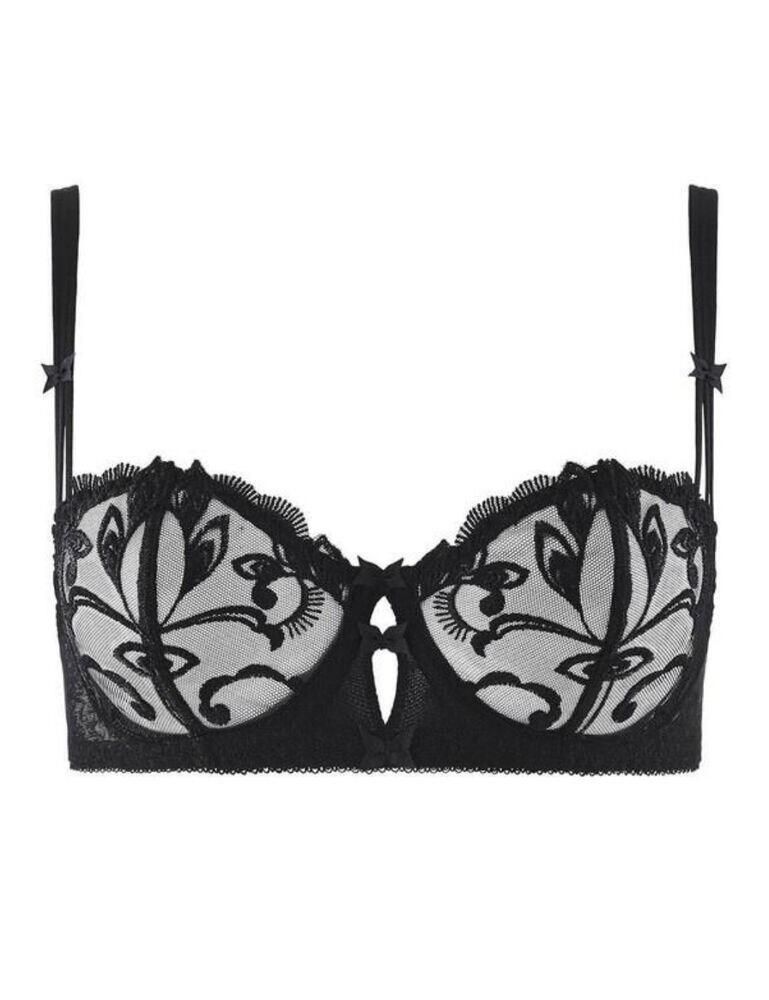 Aubade Au Bal de Fleur Balcony bra Noir