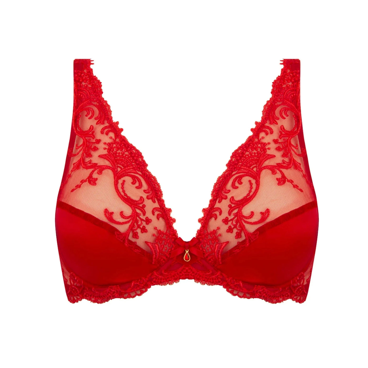 Lise Charmel Splendeur Soie Push-up Bra Rouge