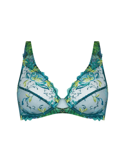 Lise Charmel Grace Aquatique Push-up bra Floral Aqua