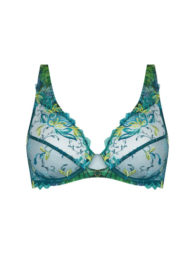 Lise Charmel Grace Aquatique Push-up bra Floral Aqua