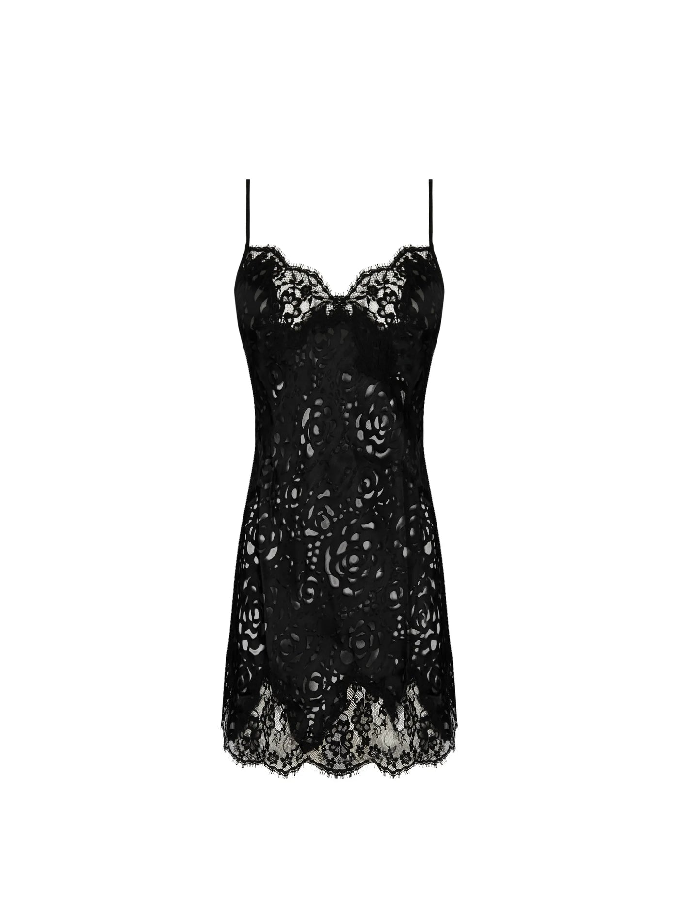 Lise Charmel Dressing Floral Babydoll Black