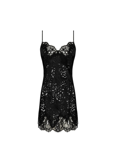 Lise Charmel Dressing Floral Babydoll Black