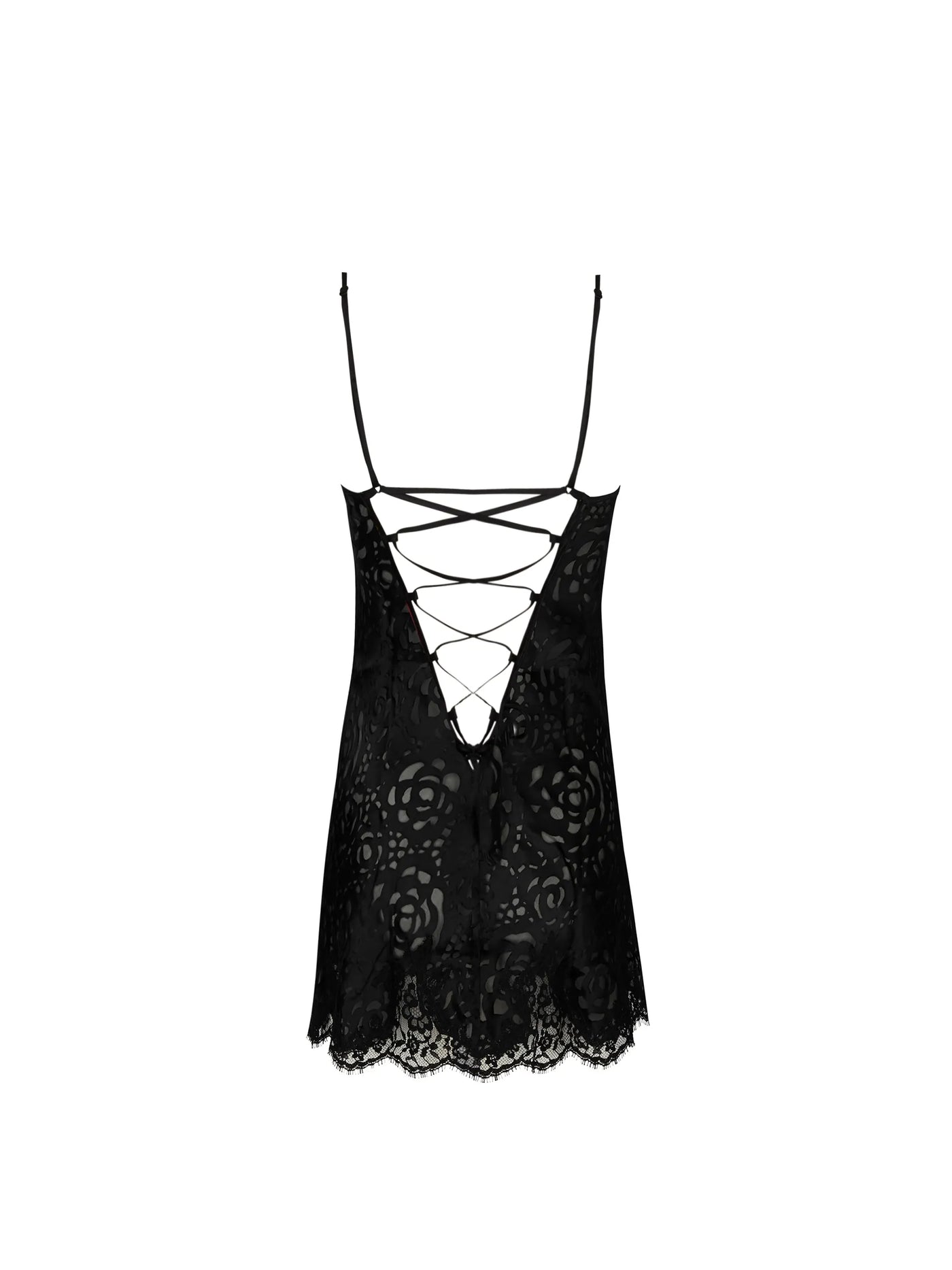 Lise Charmel Dressing Floral Babydoll Black