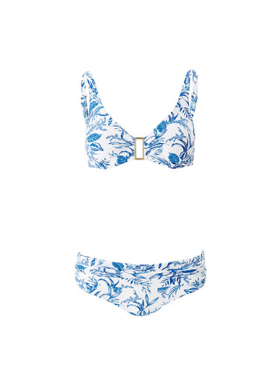 Melissa Odabash Bel air bikini Blue leaf