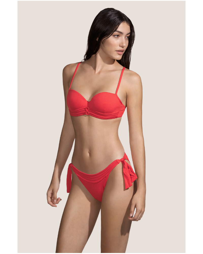 Andres Sarda Rodero Bikini tie side brief Red