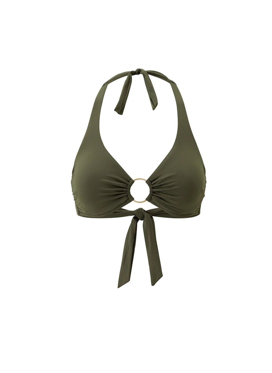 Melissa Odabash Brussels Bikini Top Olive