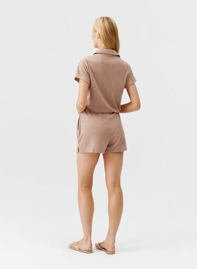 Melissa Odabash Cheryl Playsuit Almond