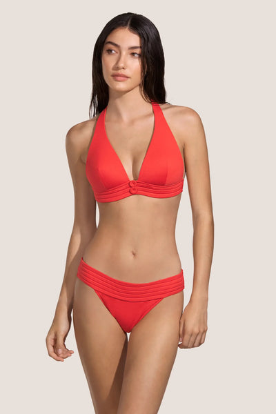 Andres Sarda Rodero Padded Triangle top Red