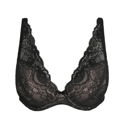 Marie Jo Cyrile Padded Plunge Bra Black