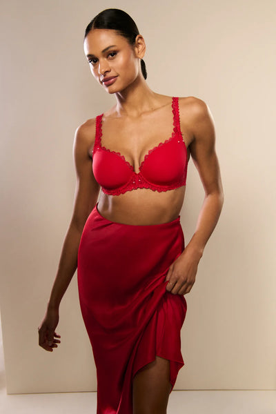 Marie Jo Jane Padded Bra Heartshape True Red
