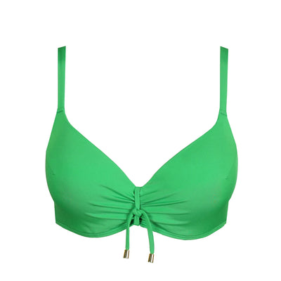 Marie Jo Swim Madurai Padded Plunge Bikini Top Exotic Green