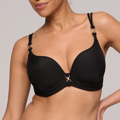 Marie Jo Swim Emly Padded Bikini Top Heartshape Black
