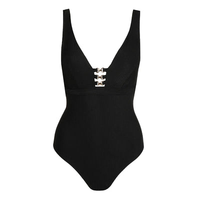 Marie Jo Swim Emly Plunge Swimsuit Wireless Black