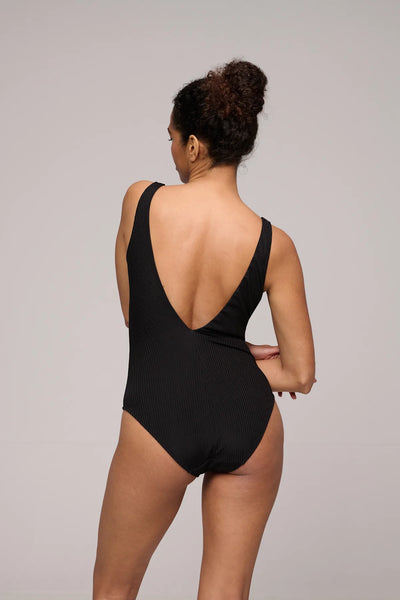Marie Jo Swim Emly Plunge Swimsuit Wireless Black