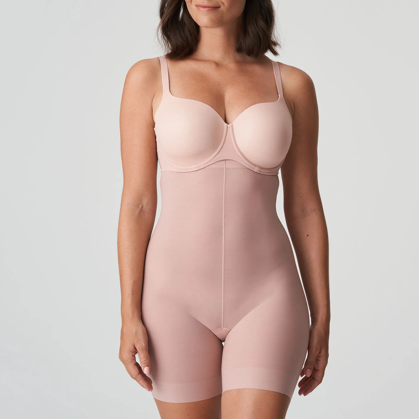 Primadonna Figuras shapewear high briefs with legs Powder rose