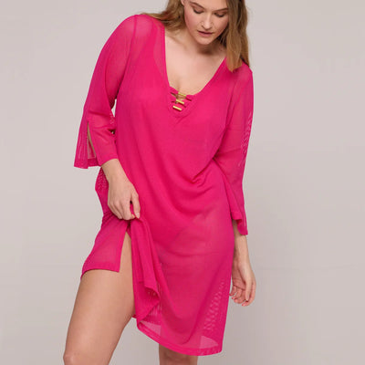 PrimaDonna Swimwear Aswan Kaftan Dragon Fruit