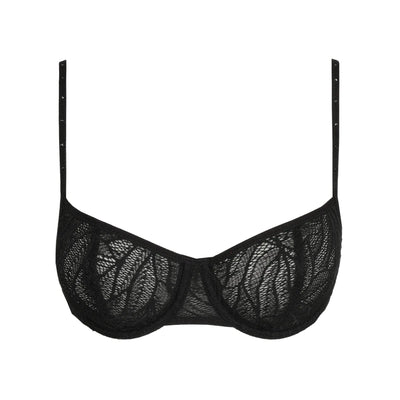 Sarda Mae Balcony Bra Black