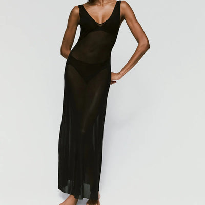 Sarda Milhon Dress Long Black